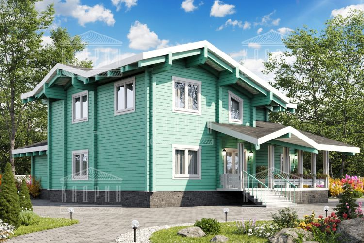 Дом из клееного бруса Морелия, 2