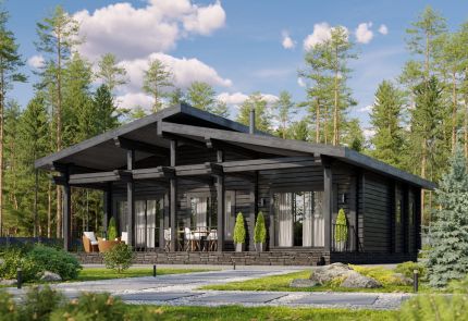 Дом из клееного бруса Белград