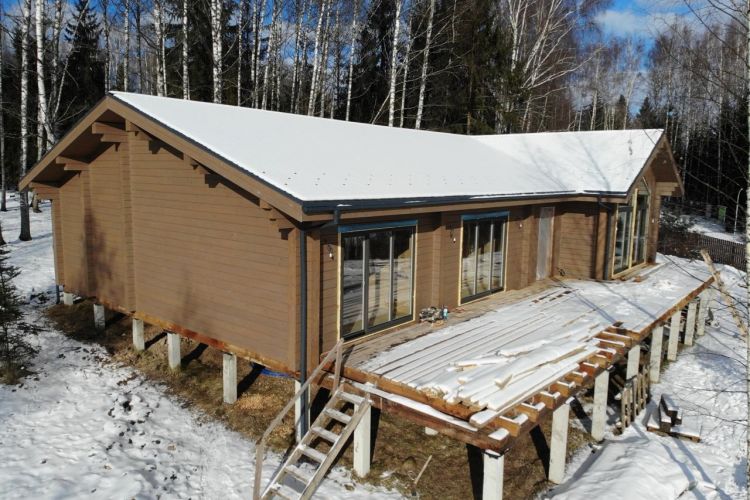 Дачный дом из клееного бруса в Тверской области, 3