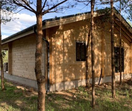 Гараж из клееного бруса – строительство под ключ по выгодной цене в  | Кадрин