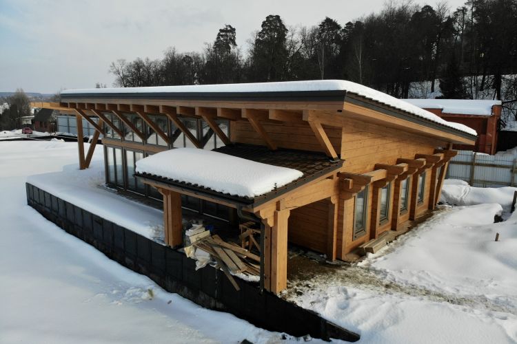 Дом из клееного бруса Обеденный комплекс