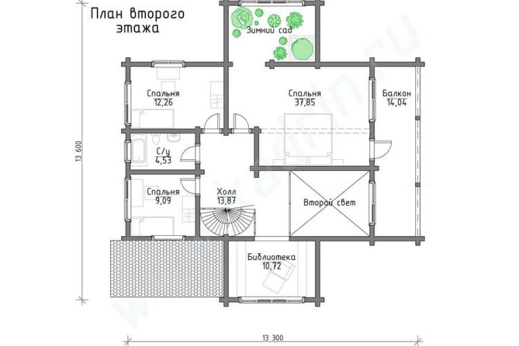 Дом из клееного бруса Харлинген, 6